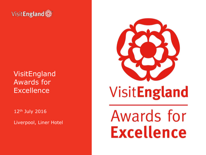 visitengland awards for excellence