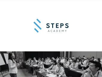 A C A D E M Y  STEPS  STEPS Training is the digital marketing training services  for both