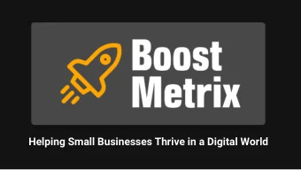 Helping Small Businesses Thrive in a Digital World  ABOUT US We specialize in: Website Development