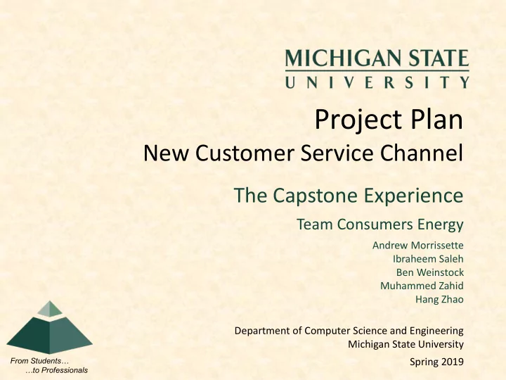 project plan