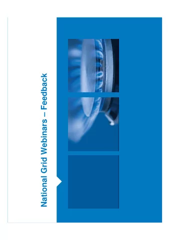 National Grid Webinars  Feedback  Q1: Did you find the webinars useful?  Question1.  Website