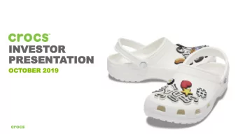 PRE  PRESE  SENT  NTATIO  TION  OC  OCTOB  OBER  ER 2019  2019  FORWARD-LOOKING STATEMENT  Some