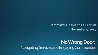 Introduction to MHA  Community Readiness &amp; Impact  Community Coordination  Why