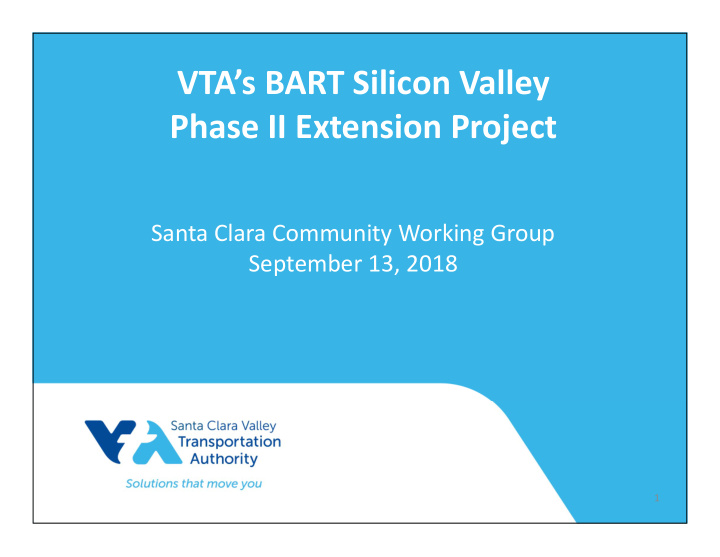 vta s bart silicon valley phase ii extension project