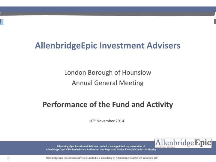 allenbridgeepic investment advisers