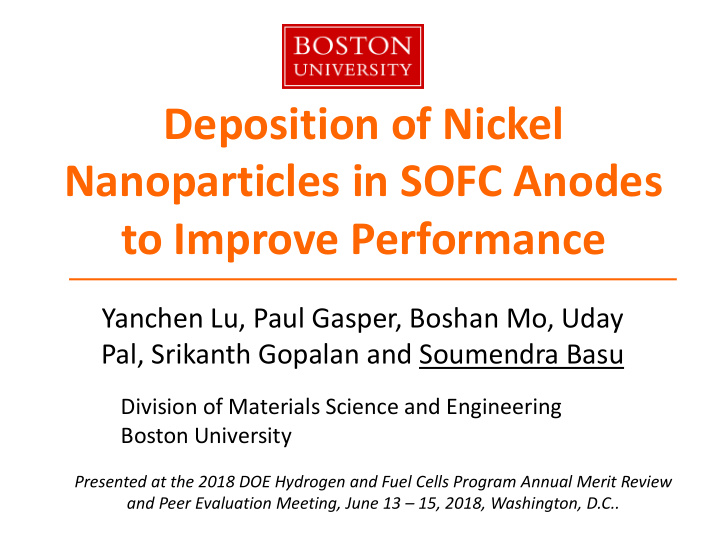 deposition of nickel nanoparticles in sofc anodes to