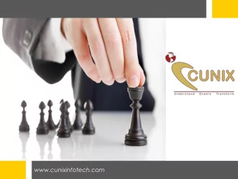Our Businesses  www.cunixinfotech.com  About CUNIX  Vision  What we do ?  CUNIX is a Management