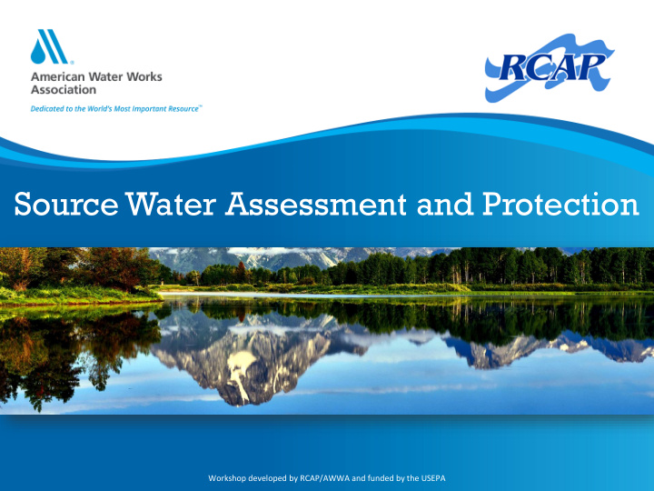 source water assessment and protection