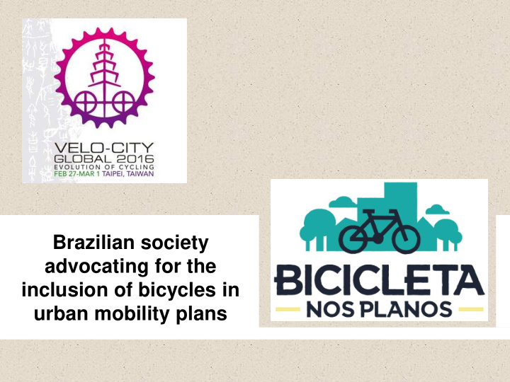 inclusion of bicycles in