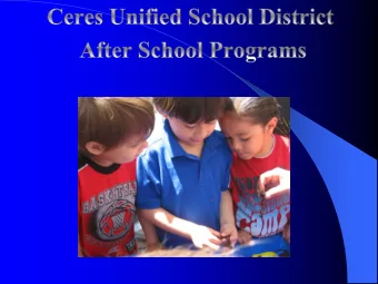 After School Program  GENERAL INFORMATION  Students Served Enrolled  ADA  2011-2012  2011-2012  *