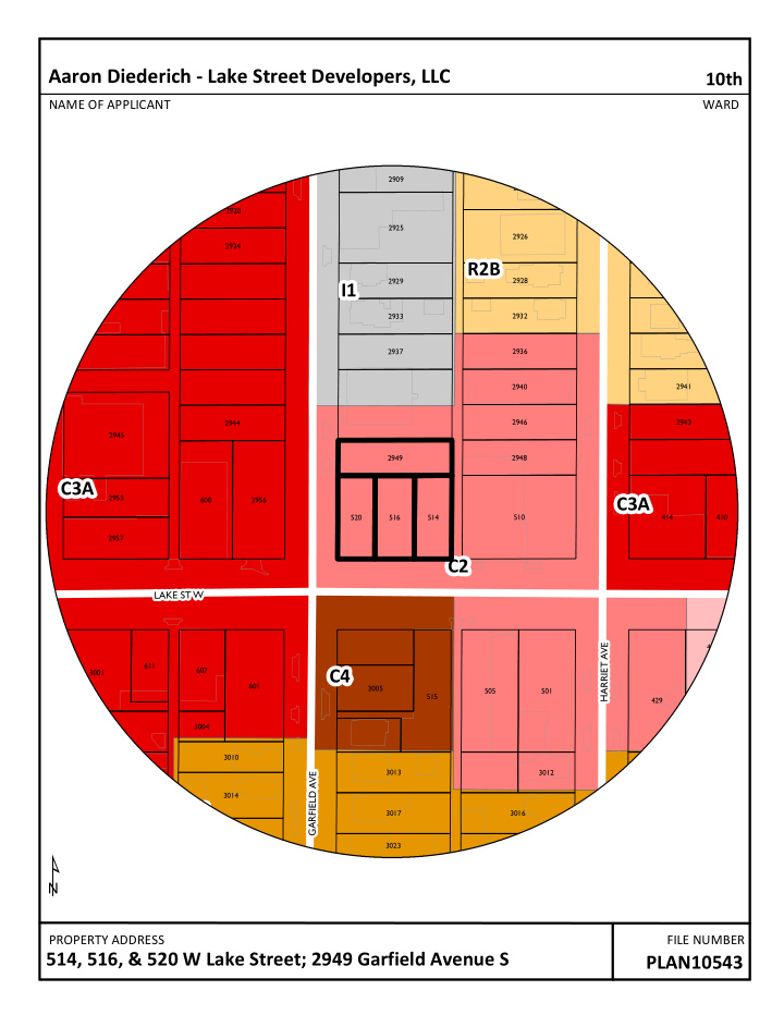 property address file number 514 516 520 w lake street