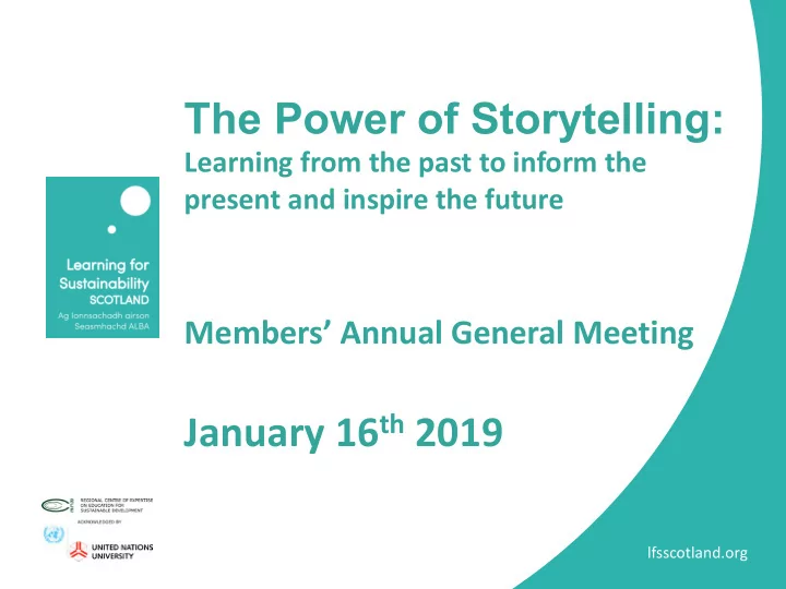 the power of storytelling