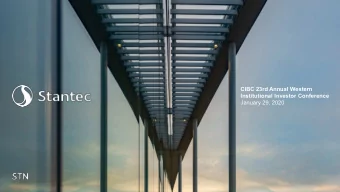 CIBC 23rd Annual Western  Institutional Investor Conference  January 29, 2020  E X C E L L E N C E