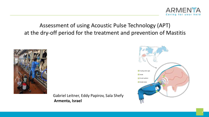 assessment of using acoustic pulse technology apt at the