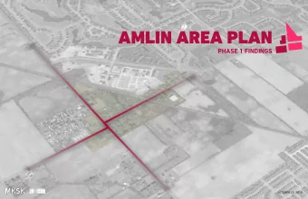 AMLIN AREA PLAN  PHASE 1 FINDINGS  OCTOBER 22, 2019 INITIAL CONCEPT REVIEW AGENDA  PROJECT