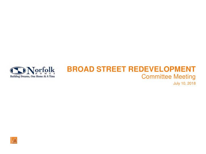 broad street redevelopment