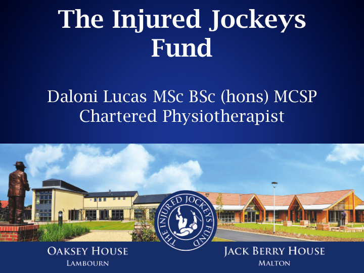 the injured jockeys fund