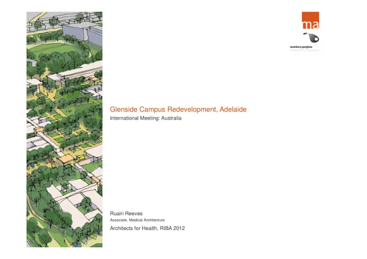 glenside campus redevelopment adelaide