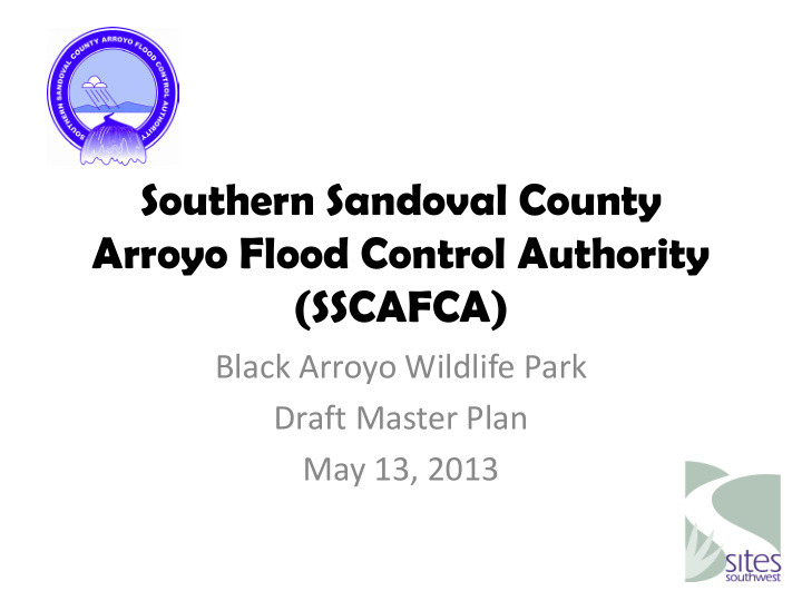 southern sandoval county arroyo flood control authority