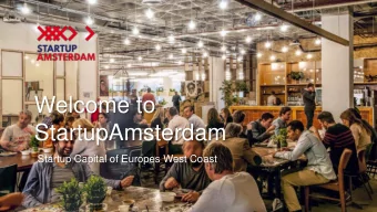 StartupAmsterdam  Startup Capital of Europes West Coast  StartupAmsterdam  StartupAmsterdam  2