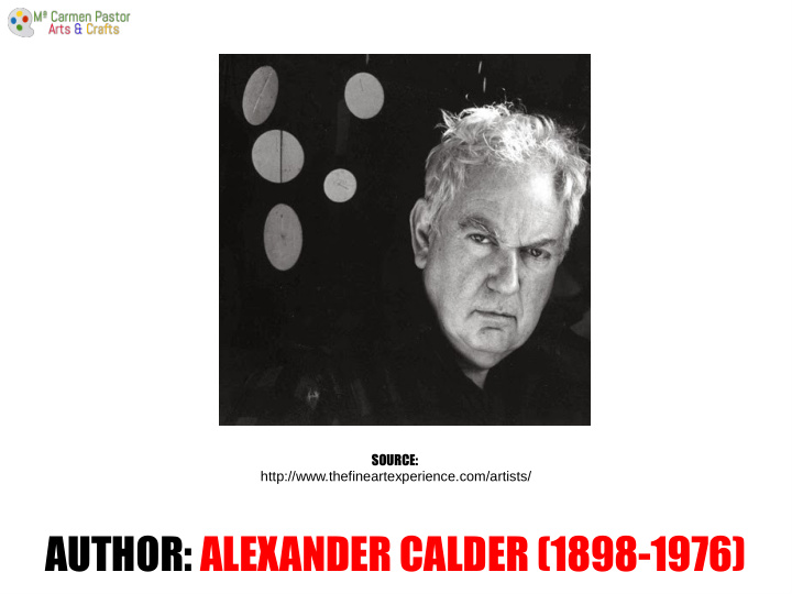 author alexander calder 1898 1976