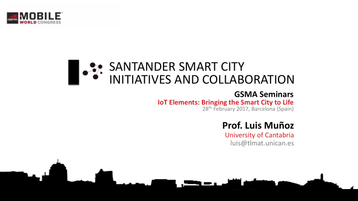 santander smart city initiatives and collaboration