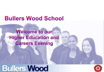 Life After Bullers Wood 2018  Guest Speakers  James Ward           Foundation Studies in Art &amp;