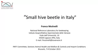 First identification of both larvae and adults  When:  5th September 2014  Where:  Locality: