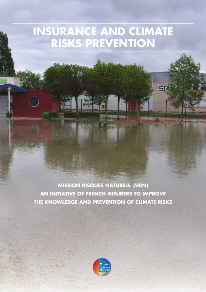 insurance and climate risks prevention