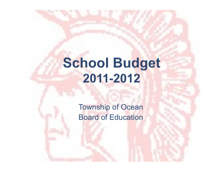 township of ocean board of education state aid 2011 2012