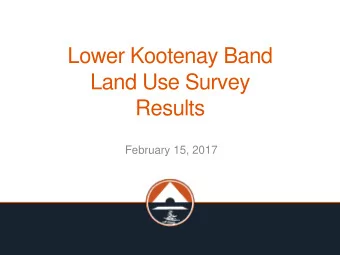 Land Use Survey  Results  February 15, 2017  Are you a member or non-member?  Member   89.4%