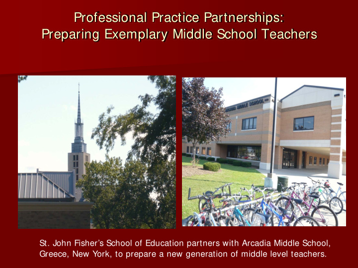professional practice partnerships preparing exemplary