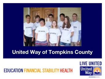 United Way of Tompkins County  United Way  Inclusive  United Way  of Tompkins  Community  Worldwide