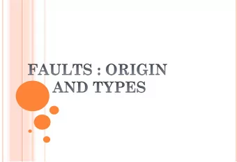 DEFINITION:  Fault represents a linear break in the rocks of the earth surface along which there