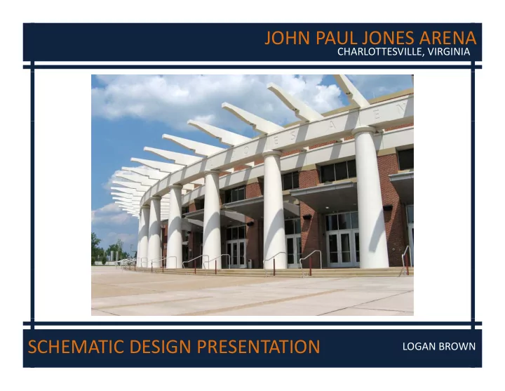 john paul jones arena