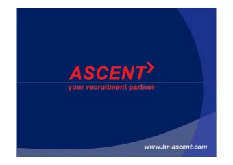 Vision  ASCENT to perform as its client's extended HR team  and always ranked their most dependable