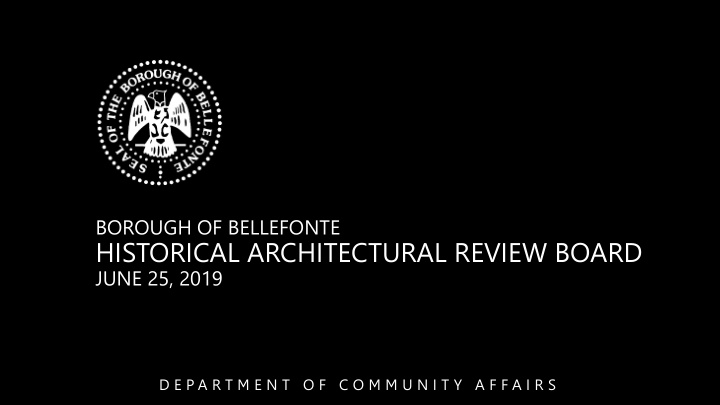 historical architectural review board
