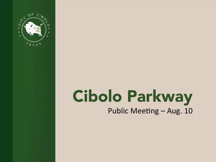 cibolo parkway