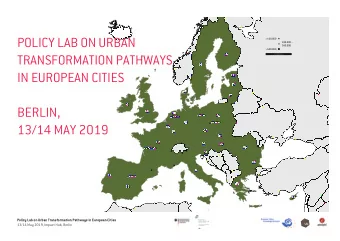 POLICY LAB ON URBAN  &gt; 100.000  100.000   500.000  &gt; 500.000  TRANSFORMATION PATHWAYS
