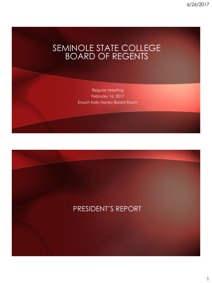 seminole state college board of regents