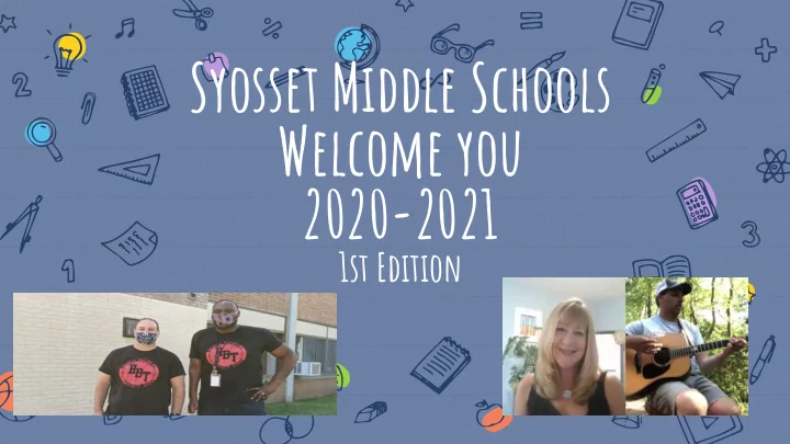 syosset middle schools welcome you 2020 2021