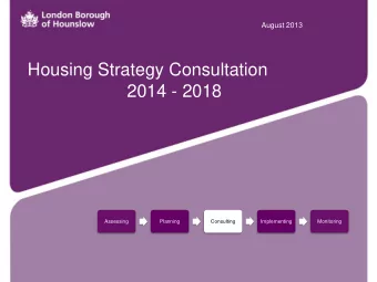 2014 - 2018  Assessing  Planning  Consulting  Implementing  Monitoring Delivering on our