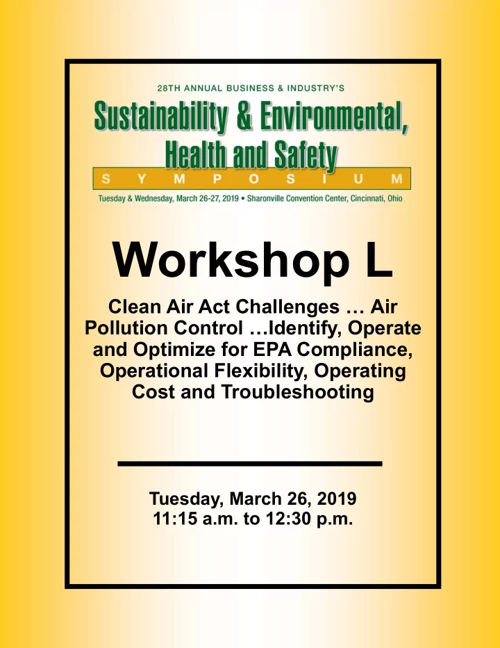 workshop l