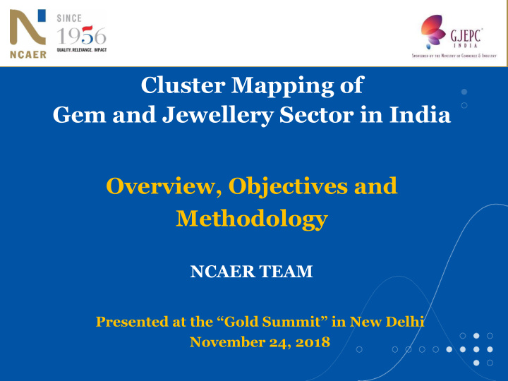gem and jewellery sector in india overview objectives and