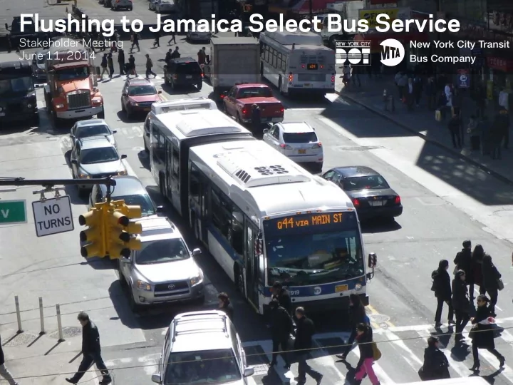 flushing to jamaica select bus service flushing to