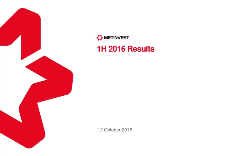 1h 2016 results