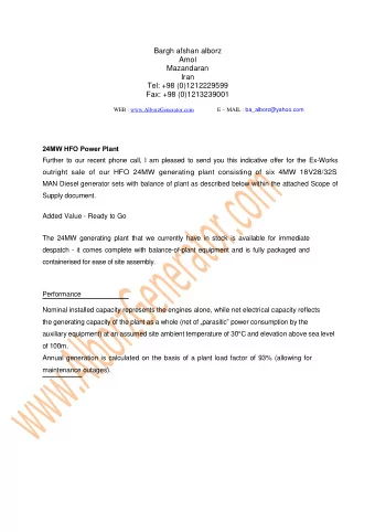 Bargh afshan alborz  Amol  Mazandaran  Iran  Tel: +98 (0)1212229599  Fax: +98 (0)1213239001 WEB :