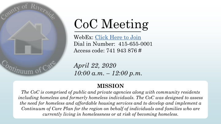 coc meeting