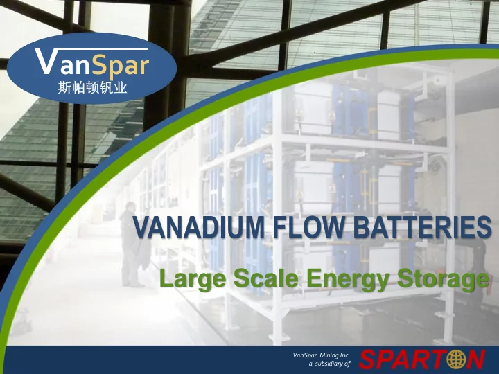 batteries core to a fourth industrial revolution