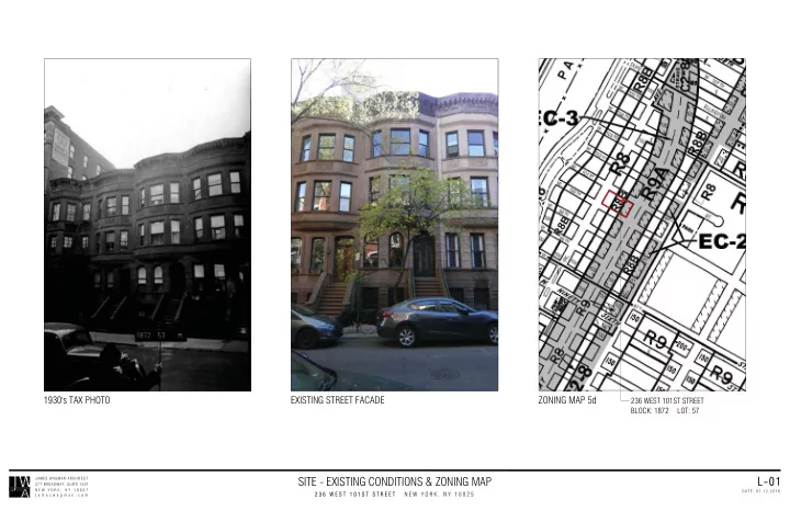 site existing conditions zoning map